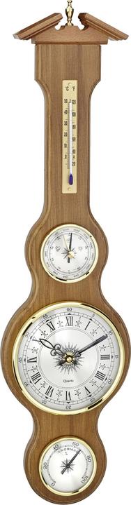 Actual product image TFA 45.3004 Analogue weather station made of solid wood