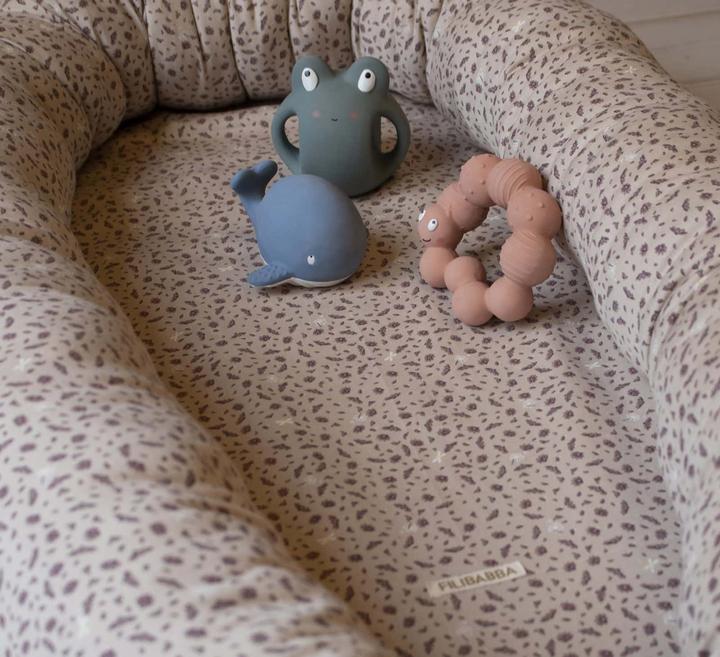 Actual product image Filibabba Teething ring - Lily the larva Peach