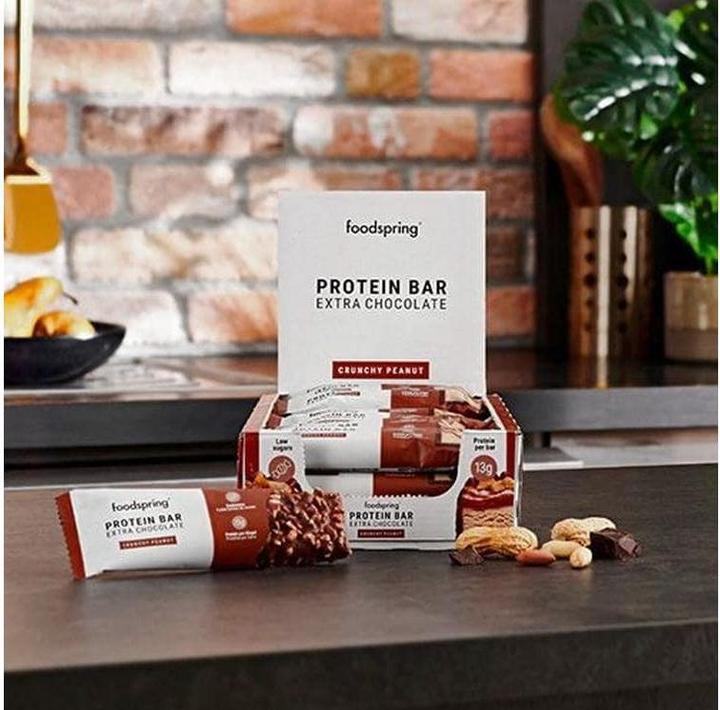 Produktbild Foodspring Protein Bar Extra Chocolate (Crunchy Peanut, 1 Stk., 668 g)