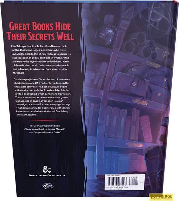 Produktbild Dungeons & Dragons - 5th Edition - Candlekeep Mysteries (WTCC9278) (Englisch)
