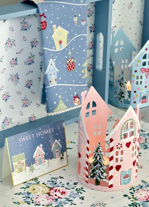 Produktbild Greengate Laura homes Stern Dose Ausstechformen dusty blue 13cm