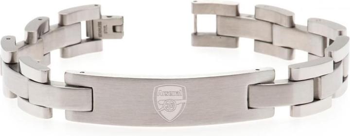 Actual product image Arsenal FC Engraved Bracelet (22 cm, 100% synthetic material)