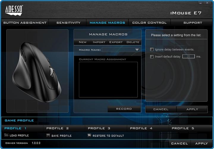 Produktbild Adesso iMouse E7 (Kabelgebunden)