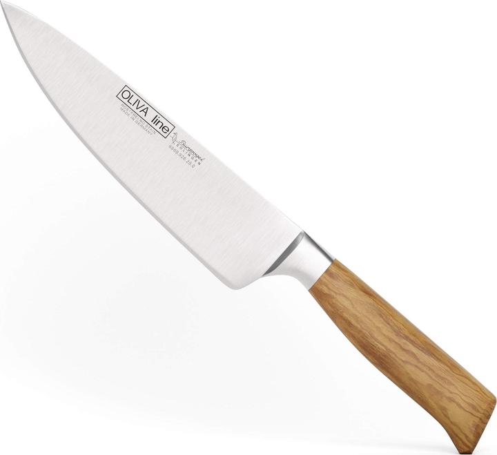 Burgvogel Solingen Kochmesser 20cm, Olivenholz (20 cm)