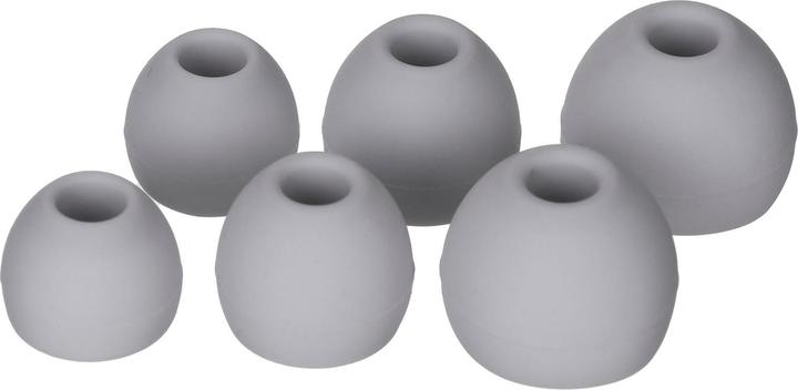 Actual product image Yamaha TW-E5B-GY wireless TWS headphones, colour grey (ANC, 30 h, Cable)