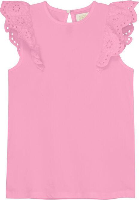 Creamie Shirt ärmellos mit Spitzen