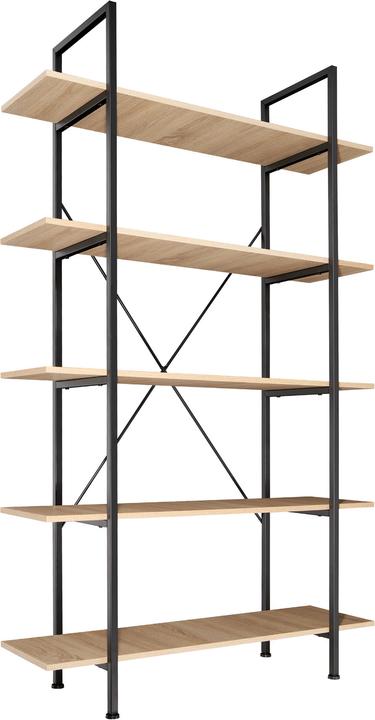 Produktbild tectake Regal Glasgow (106 x 34.5 x 179.5 cm)