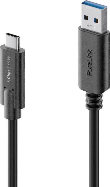 Produktbild Purelink USB A – USB C (2 m, USB 3.1, 5 W)