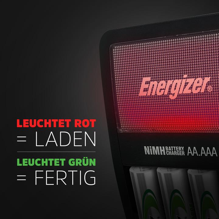 Image du produit Energizer Recharge Maxi (4 pcs, AA, 2000 mAh, Piles rechargeables + chargeur)
