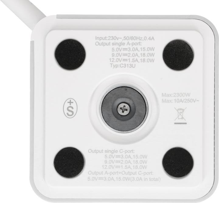 Produktbild Max Hauri maxTEX Cube (3 x, USB-A, USB-C, Typ 13, 2 m)