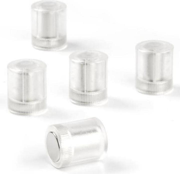 Immagine prodotto Supermagnete Magneti da tavolo cilindrici, trasparenti (5 x)