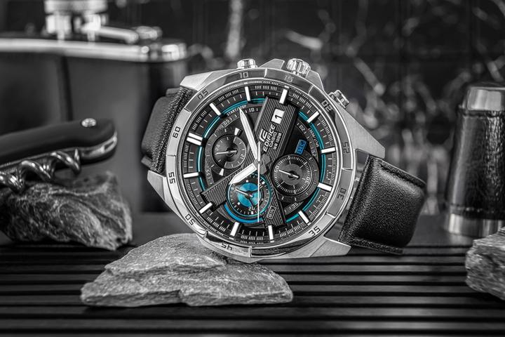 Actual product image Casio Edifice EFR-556L-1AVUEF Heren Horloge - 49 mm (Chronograph, 49 mm)