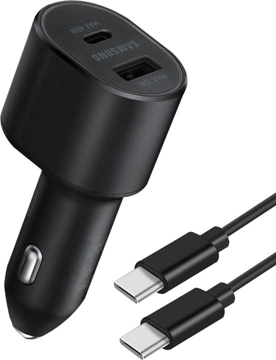 Produktbild Samsung DUAL FAST CAR CHARGER 45W & 15W EP-L5300XB BLACK