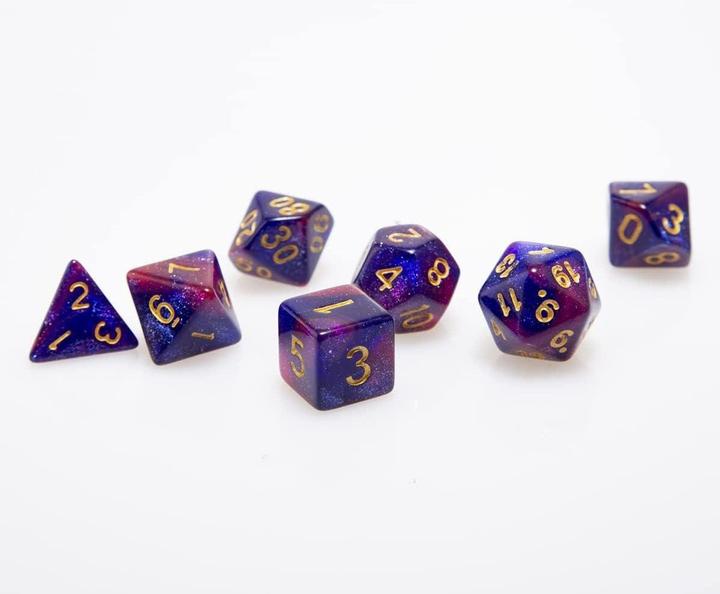 Produktbild JTI Würfel für Brett- und Rollenspiele - dunkelviolett - 7 Stk