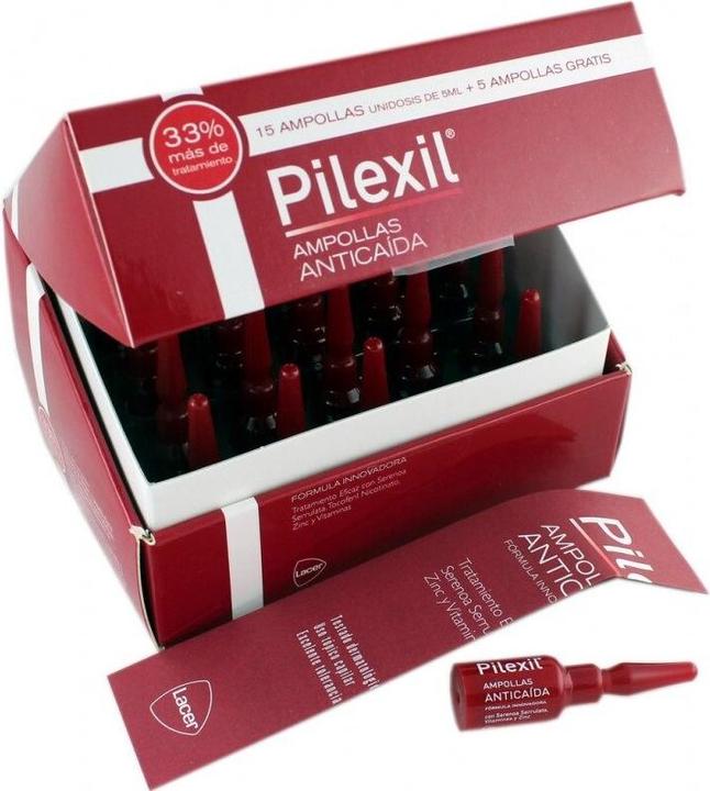 Produktbild Pilexil Anti-Haarausfall 15amp 5 Ampere Geschenk (5 ml)