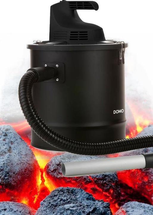 Actual product image Domo DO232AZ Aszuiger - Alleszuiger - Brandveilig - Zwart (Ash vacuum cleaner)