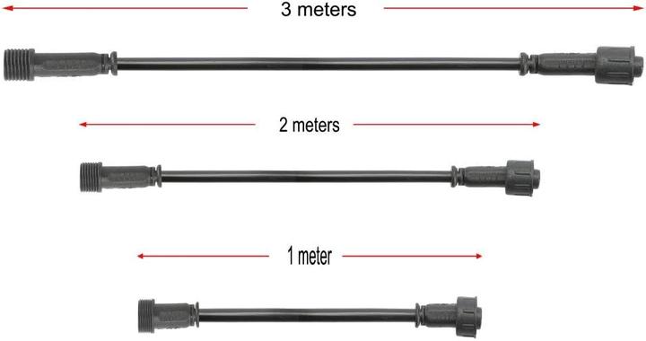 Produktbild Subosi Verlängerungskabel-Set für RGB LED Leuchten (200 cm)