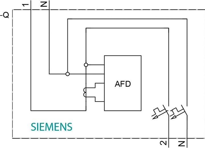 Image du produit Siemens Interrupteur coupe-feu 5SV6016-7KP10 Combiné LS 230V 6kA 2 pôles