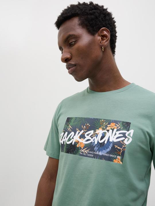 Actual product image Jack & Jones Jjhawaii Shape Tee Ss Crew Neck Ln (XS)