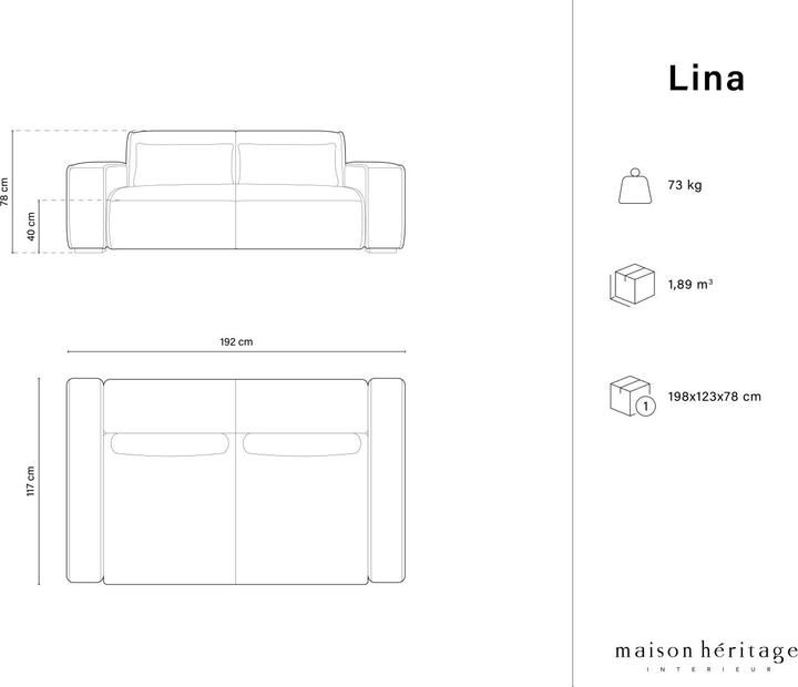 Produktbild Maison Heritage Lina (3-Sitzer, Modular Sofa)
