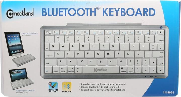 Actual product image Connectland Clavier Azerty Bluetooth pour tablettes KW427 -