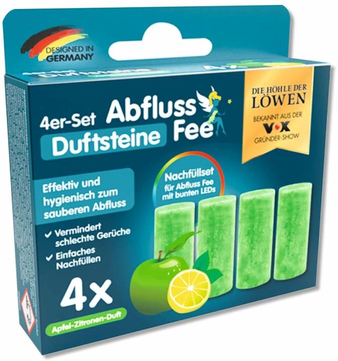 Produktbild Abfluss-Fee Duftstein Apfel-Zitrone 4 Stück