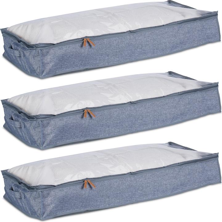 Relaxdays 3x underbed chest of drawers
