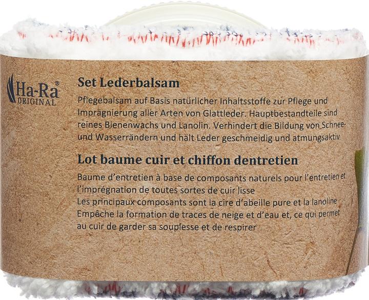 Immagine prodotto Ha-Ra Lederbalsam 180ml mit Lederpflegetuch (1 x, 180 ml)
