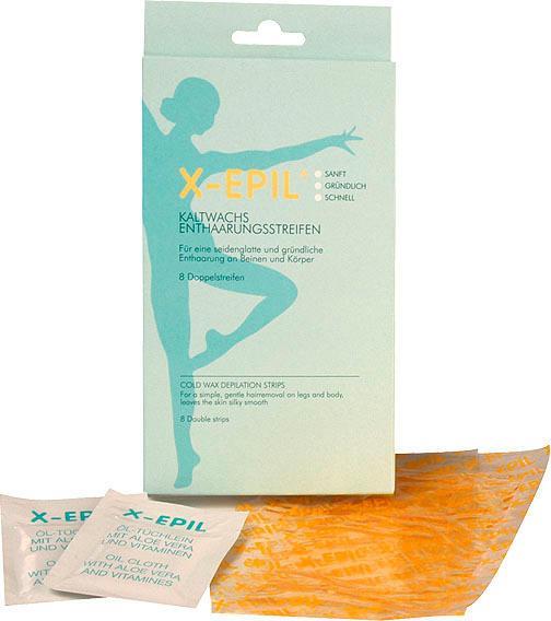 Produktbild X-epil Kaltwachs Enthaarungsstreifen (8 x)
