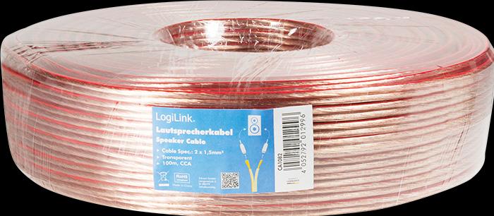 Produktbild LogiLink CA Lautsprecherkabel (100 m, 1.50 mm²)