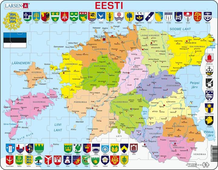 Produktbild Larsen Puzzle - Estland (politisch) (70 Teile)
