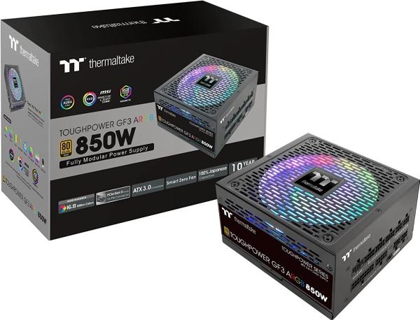 Produktbild Thermaltake ToughPower GF3 ARGB 850W EU Gold Netzteil ATX 3.0 80+ Gold PCle 5.0 (850 W)