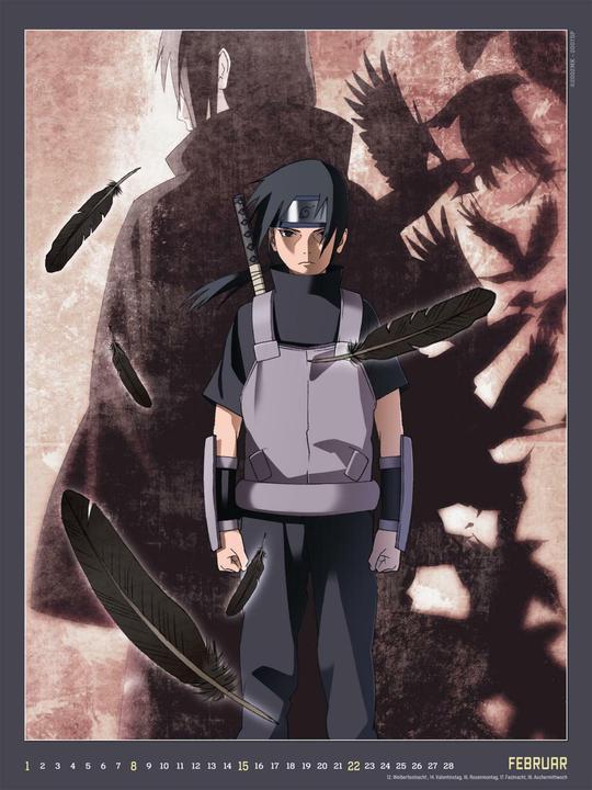 Produktbild Naruto Shippuden Posterkalender 2026 (30 x 40 cm, Harter Einband, Deutsch)