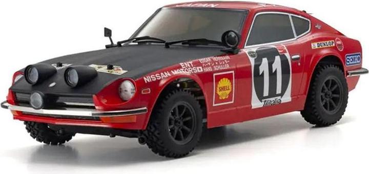 Actual product image Kyosho Rally Fazer FZ02-R Datsun 240Z 1971 ARTR, 1:10 (ARR Almost Ready to Run)