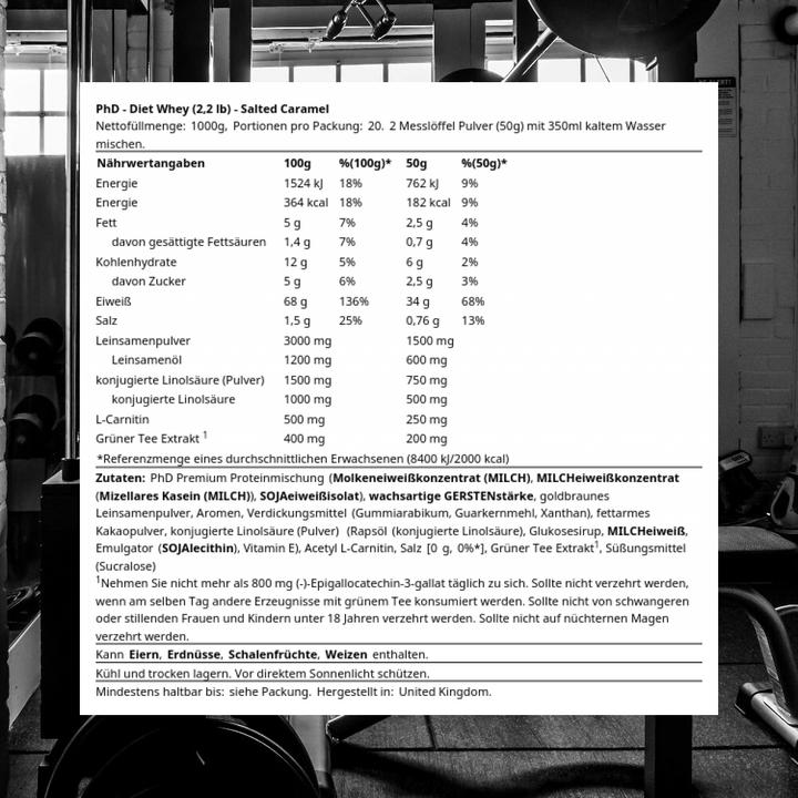 Actual product image PhD Nutrition Diet Whey (Salted caramel, 1 pcs., 1000 g)