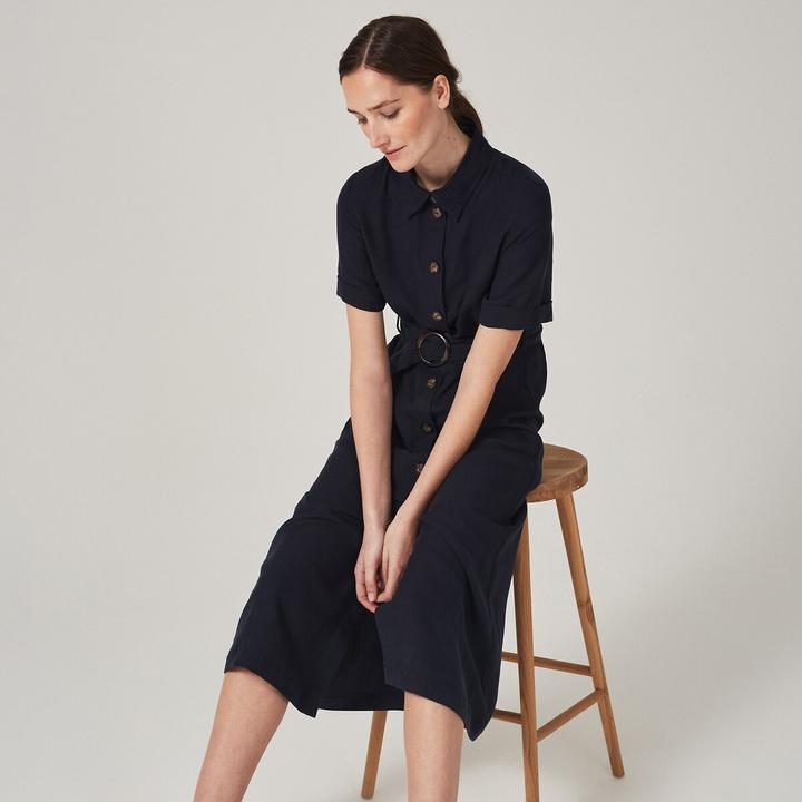 Produktbild La Redoute Collections Hemdblusenkleid Signature (44)