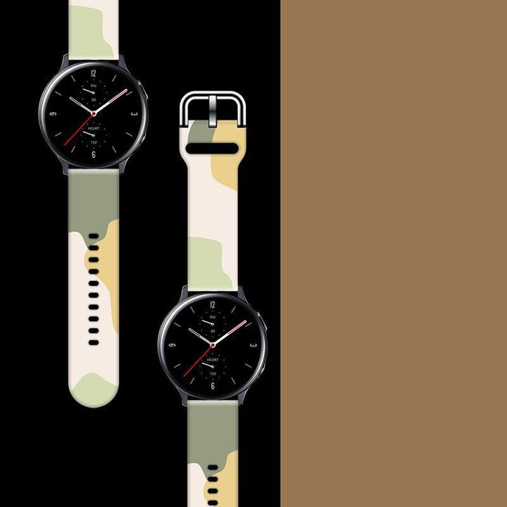 Actual product image Hurtel Strap Moro Band For Samsung Galaxy Watch 42mm Silicone Strap Camo Watch Bracelet (14) (Plastic)