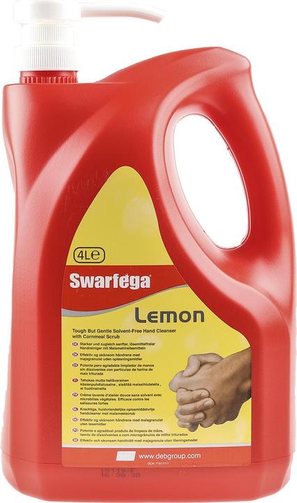 Actual product image Swarfega SWL4LMP Lemon Pump Bottle 4L (4000 ml)