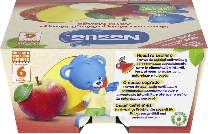 Image du produit Nestlé Compote de pommes et de mangues, après 6 mois (425 g)