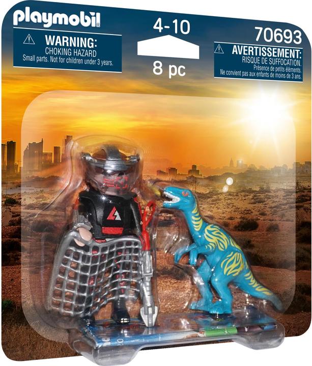 Immagine prodotto Playmobil 70693 DuoPack Velociraptor vs Poacher (70693)