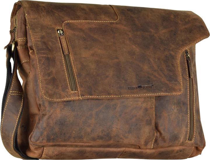 Actual product image Greenburry Vintage Revolver Bag shoulder bag leather 40 cm