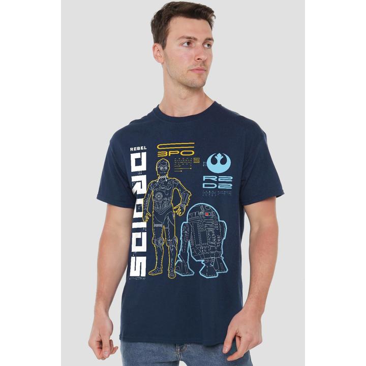 Immagine prodotto Star Wars Rebel Droids Maglietta Uomo (XL)