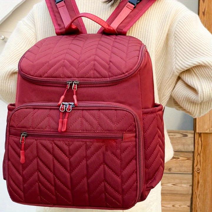 Actual product image Only-Bags.Store Colour Large Capacity Embroidery Bag, Portable Backpack