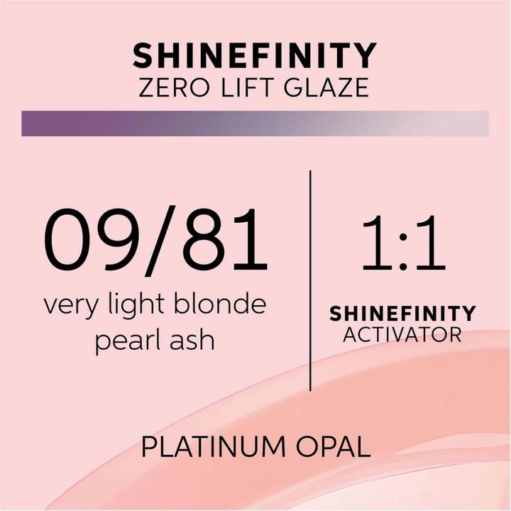 Image du produit Wella Shinefinity (09, 81 - Opale platine)