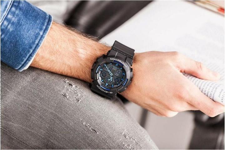 Actual product image G-Shock Ga-100-1a2er (Digital watch, 55 mm)