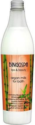 Immagine prodotto BingoSpa Bingo Argan Latte da Bagno Rosa 400ml - Latte da bagno nutriente con olio di Argan (400 ml, Oli da bagno)