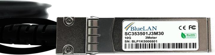 Actual product image CBO NetApp SFPP-DAC-3M-NA compatible BlueLAN DAC SFP+ SC353501J3M30