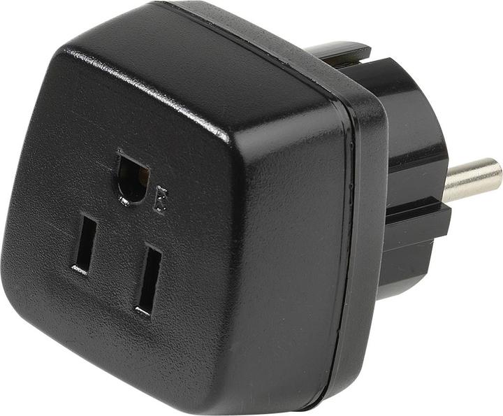 Actual product image Vivanco Travel plug USA, USA socket - Schuko plug