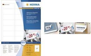 Image du produit HERMA Étiquettes détachables A4