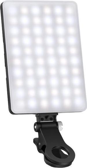 Actual product image Neewer LED clamp light NL-60AI for laptop and smartphone with cloth